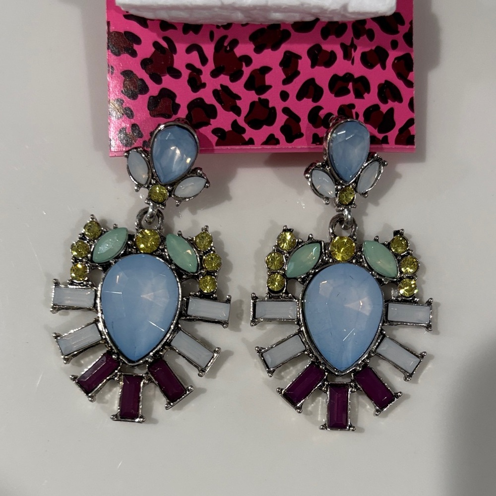 Chic Multicolor Gemstone Earrings